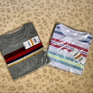 NWT little boys striped tee shirts (bundle of 2, size 3T, NWT)